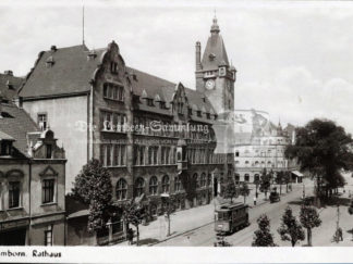 Heimatverein Hamborn Ansicht Rathaus Hamborn auf alter Ansichtskarte
